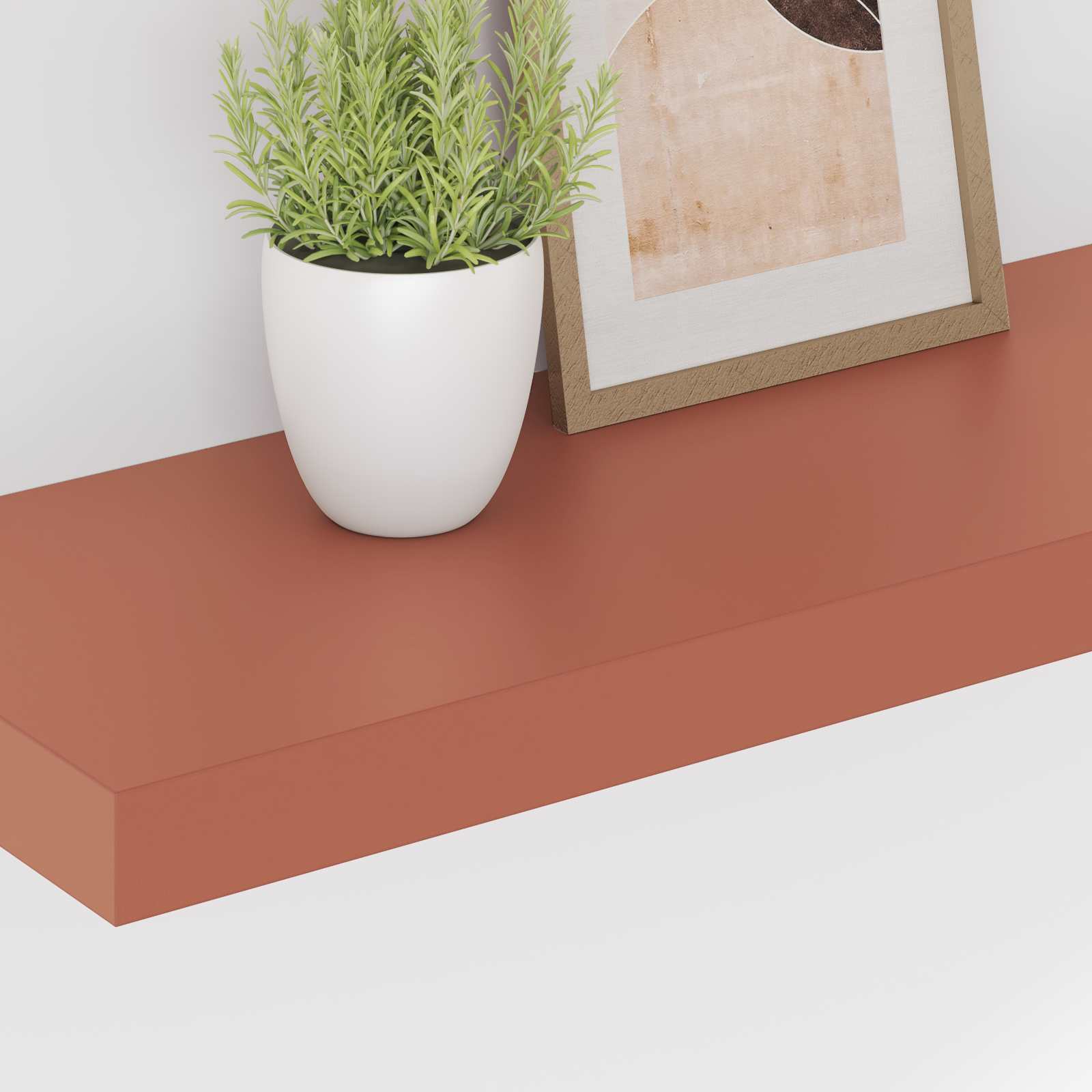 Polica na zidu Zidne Crvena 60 x 23 x 4 cm Konstruirano drvo