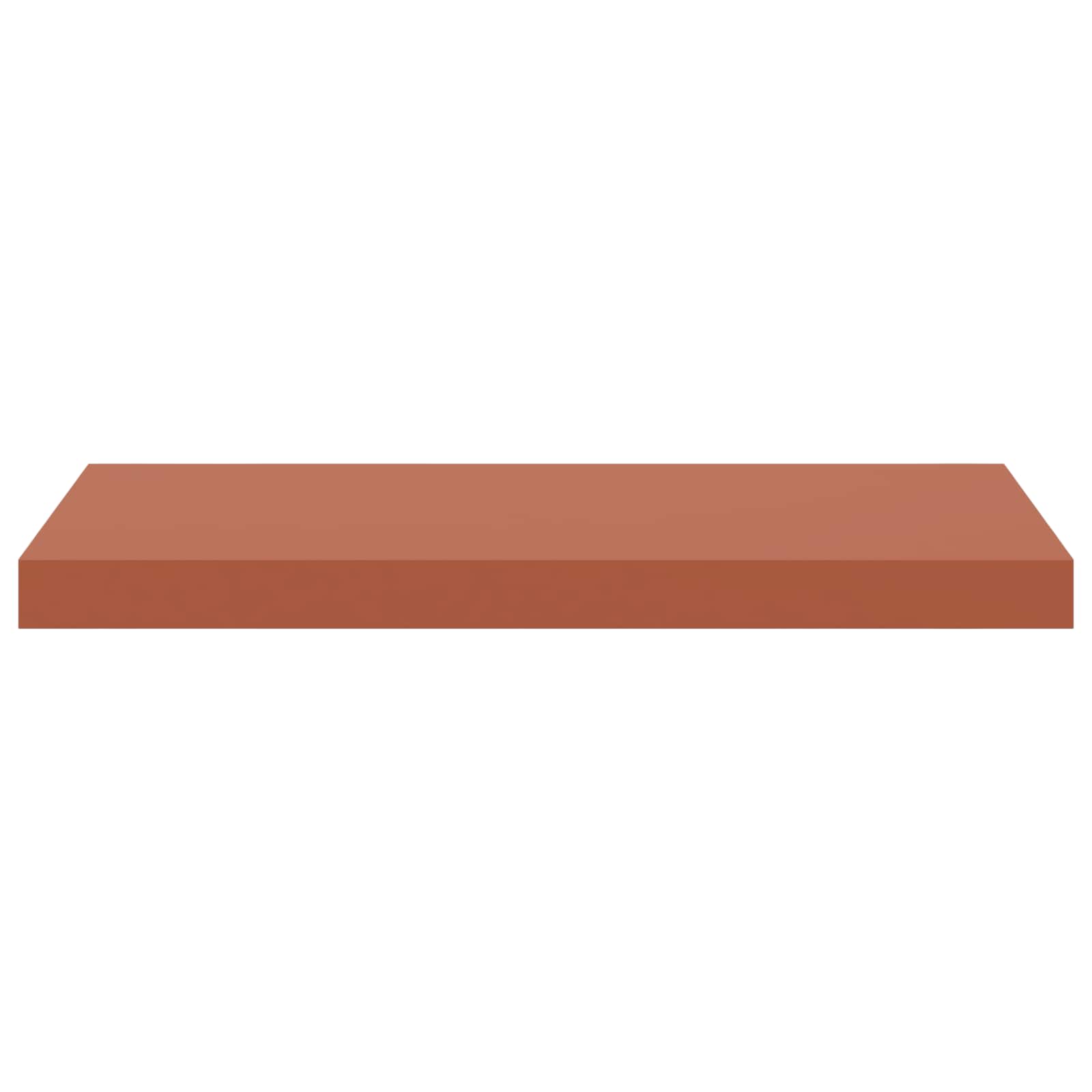Polica na zidu 2 pcs Crvena 60 x 23 x 4 cm Konstruirano drvo