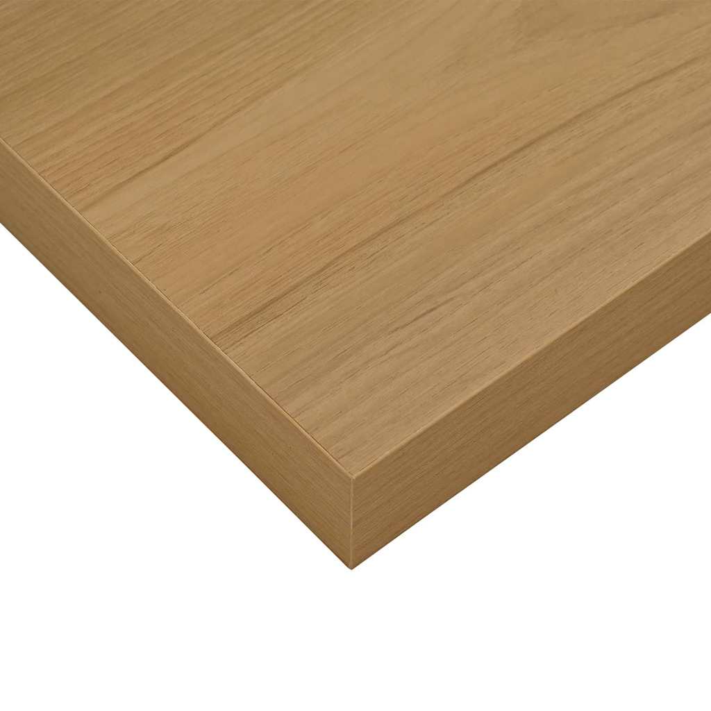 Polica na zidu 4 pcs Smeđa 23 x 23,5 x 4 cm Konstruirano drvo