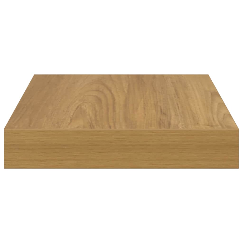 Polica na zidu 4 pcs Smeđa 23 x 23,5 x 4 cm Konstruirano drvo