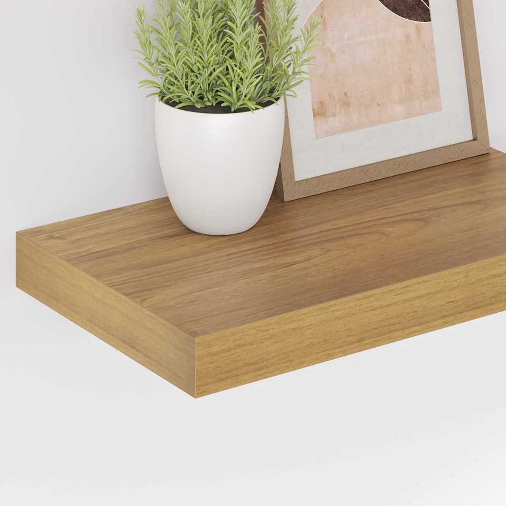 Polica na zidu Zidne Smeđa 40 x 23,5 x 4 cm Konstruirano drvo