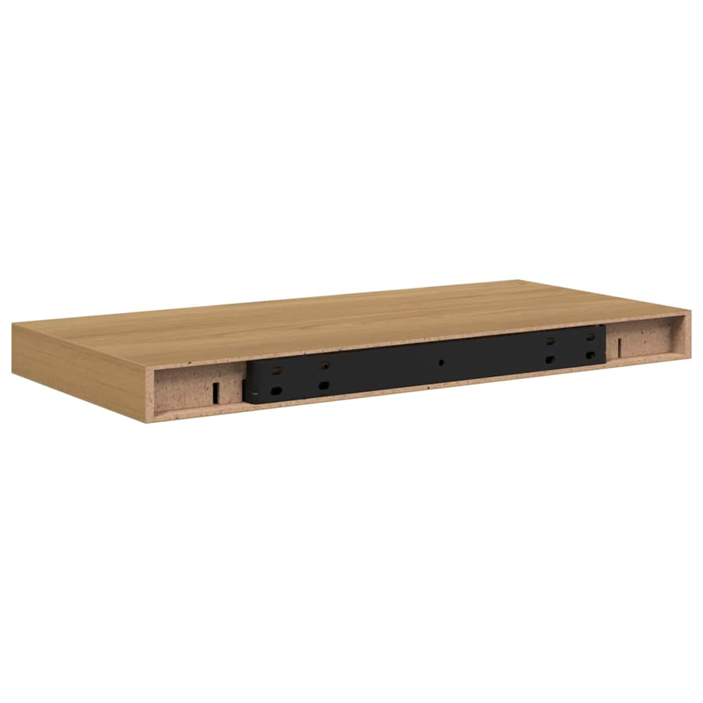 Polica na zidu Zidne Smeđa 50 x 23 x 4 cm Konstruirano drvo