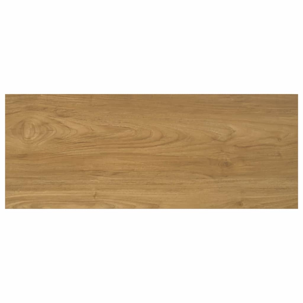 Polica na zidu 2 pcs Smeđa 60 x 23 x 4 cm Konstruirano drvo