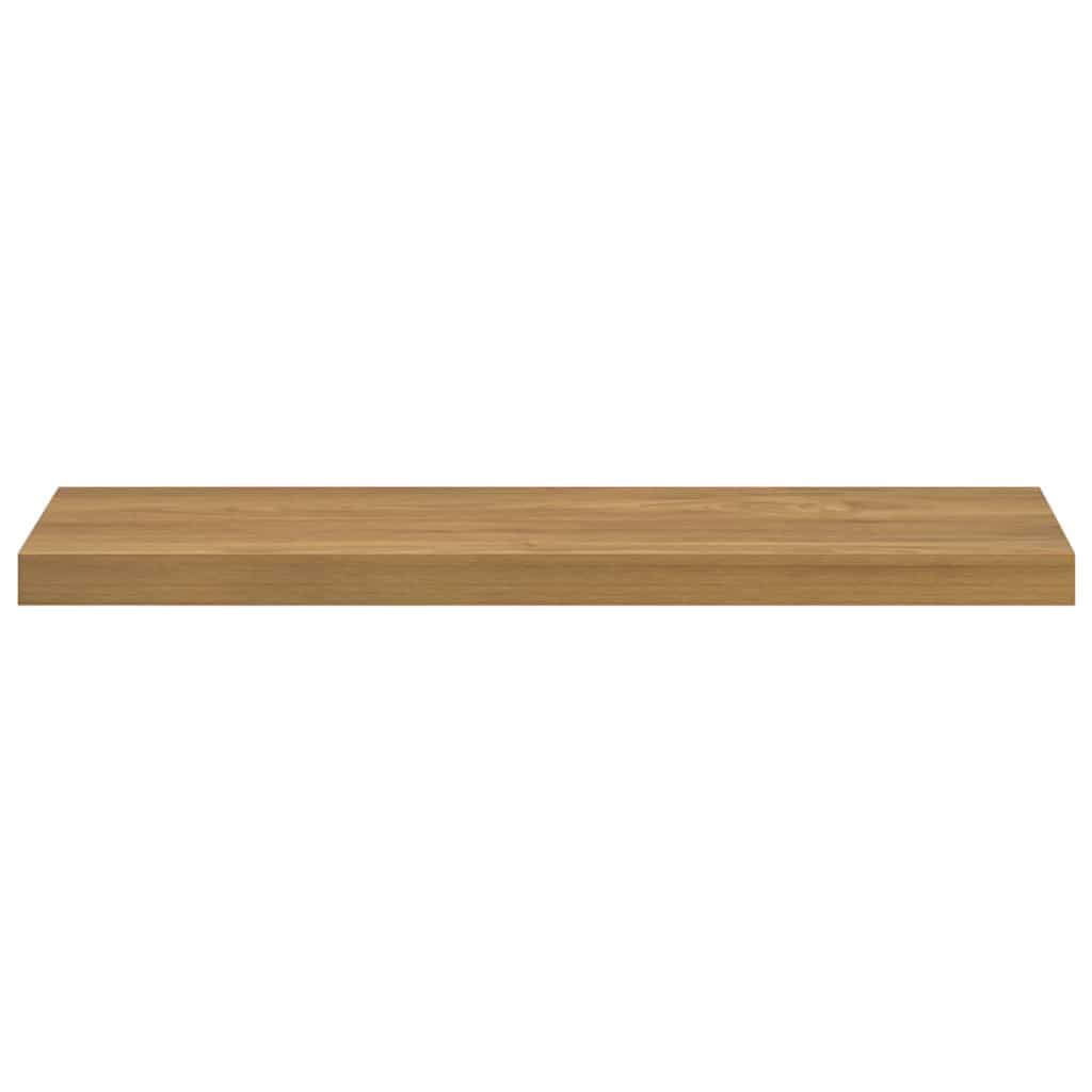 Polica na zidu 2 pcs Smeđa 90 x 23,5 x 4 cm Konstruirano drvo