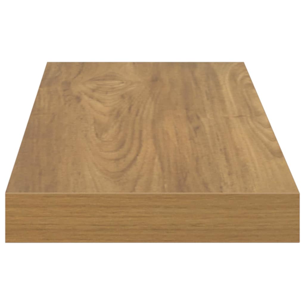 Polica na zidu 2 pcs Smeđa 90 x 23,5 x 4 cm Konstruirano drvo