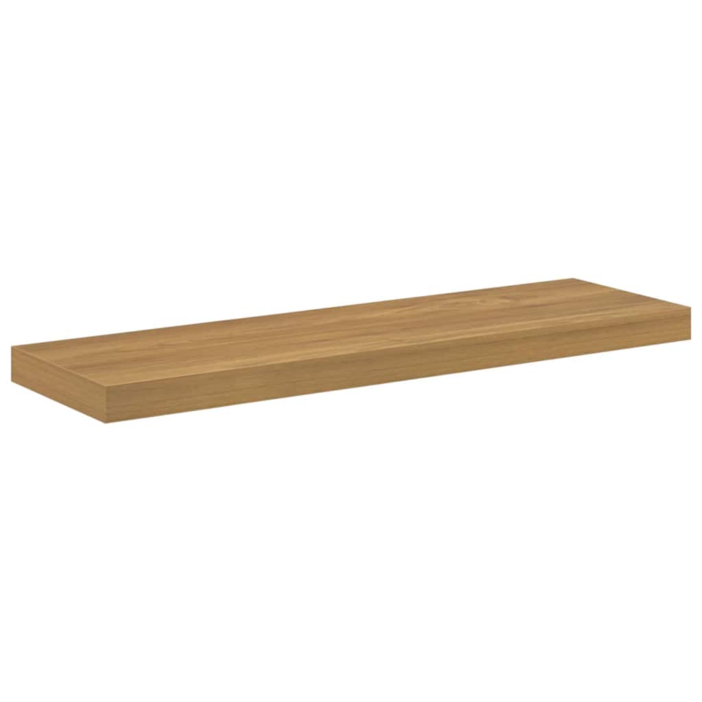 Polica na zidu 4 pcs Smeđa 90 x 23,5 x 4 cm Konstruirano drvo