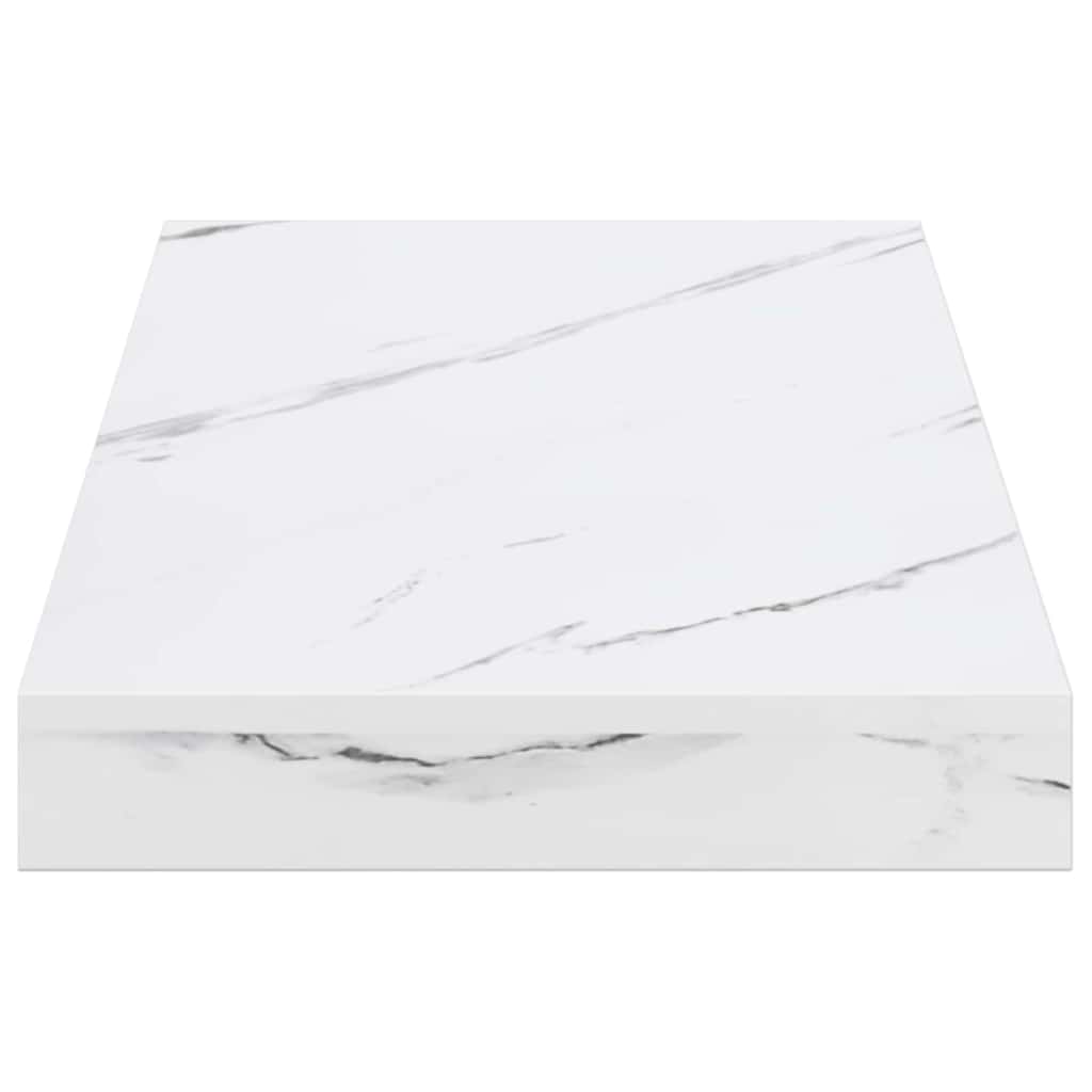 Polica na zidu Bijeli mramor 50 x 23 x 4 cm Konstruirano drvo