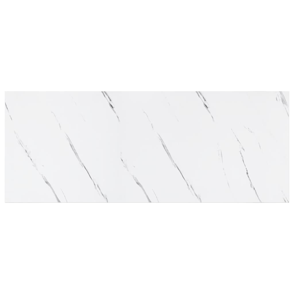 Polica na zidu Zidne 2 pcs Bijeli mramor 60 x 23,5 x 4 cm