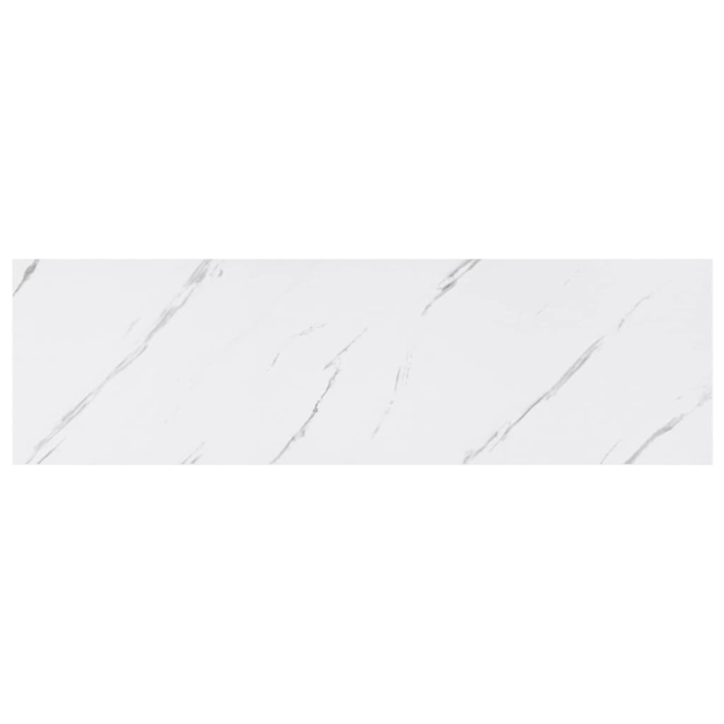 Polica na zidu Zidna montaža Bijeli mramor 90 x 23,5 x 3,8 cm
