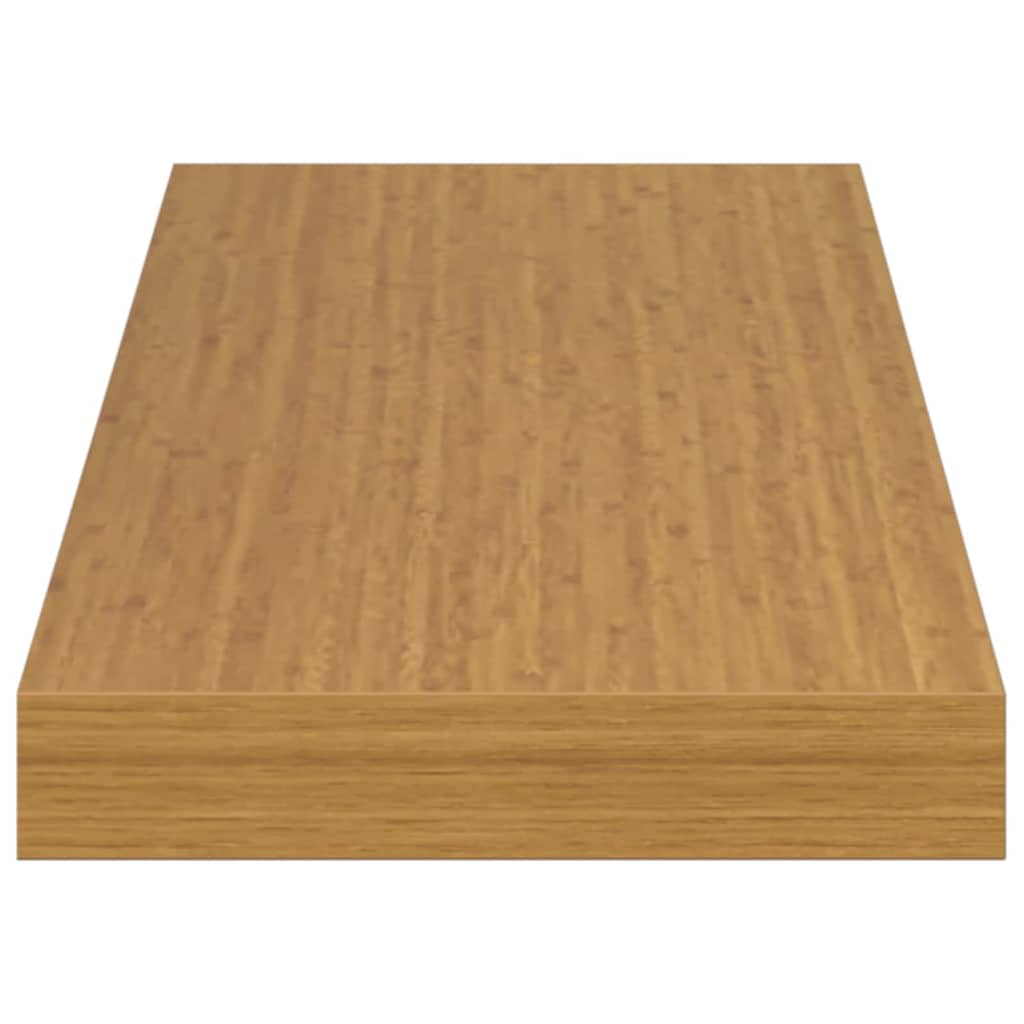 Polica na zidu 2 pcs Bež 60 x 23,5 x 4 cm Konstruirano drvo