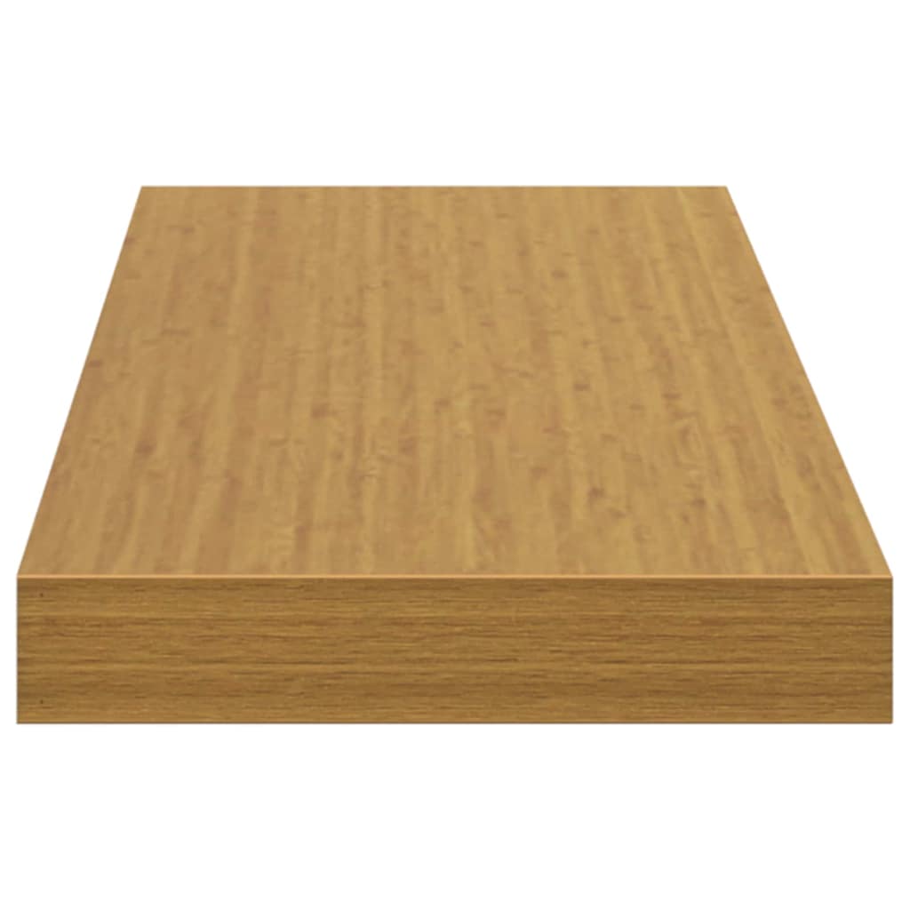 Polica na zidu 2 pcs Bež 80 x 23,5 x 4 cm Konstruirano drvo