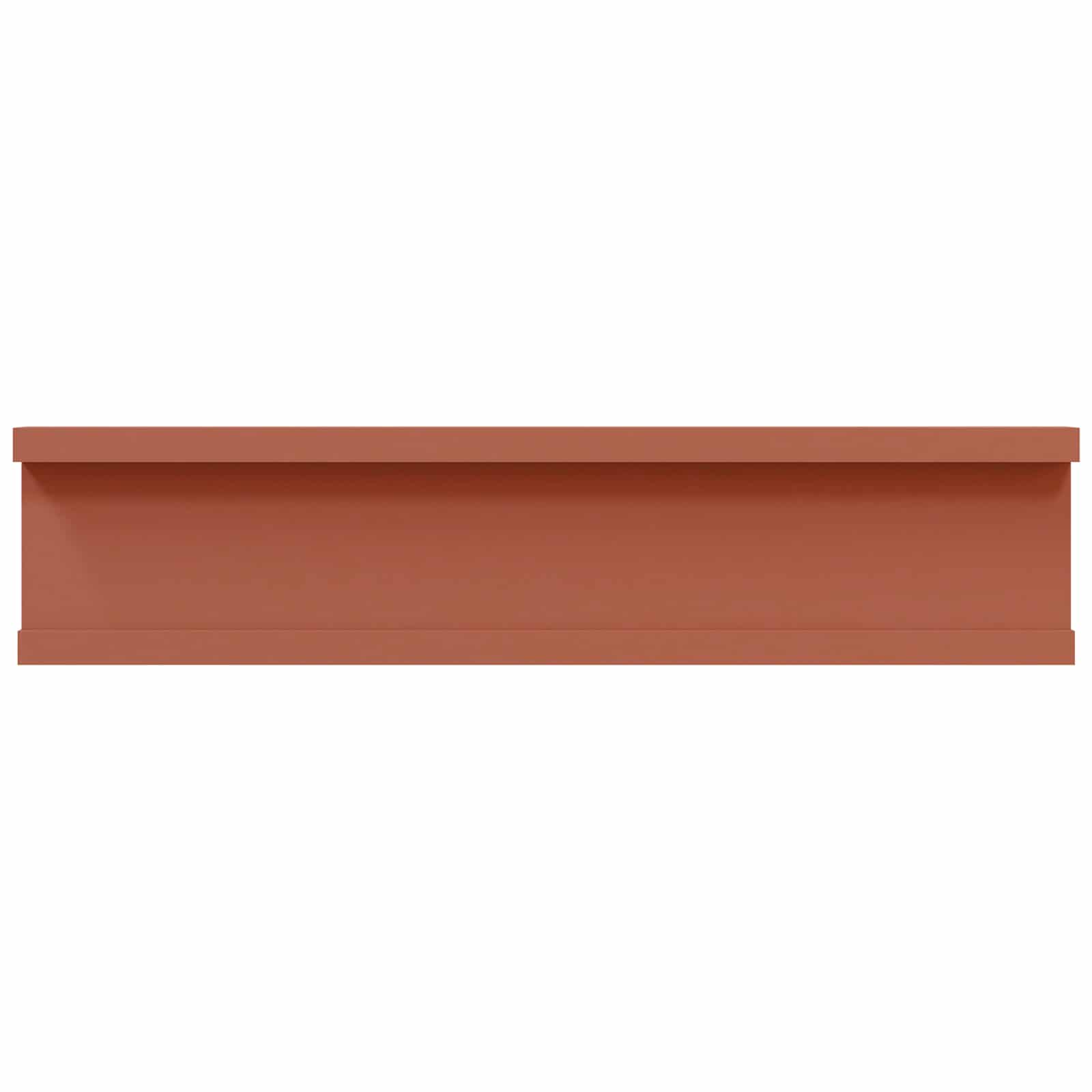 Polica na zidu 2 pcs Crvena 40 x 9 x 3 cm Konstruirano drvo