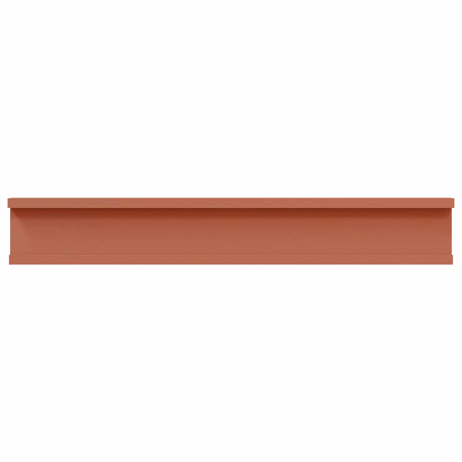 Polica na zidu 2 pcs Crvena 60 x 9 x 3 cm Konstruirano drvo