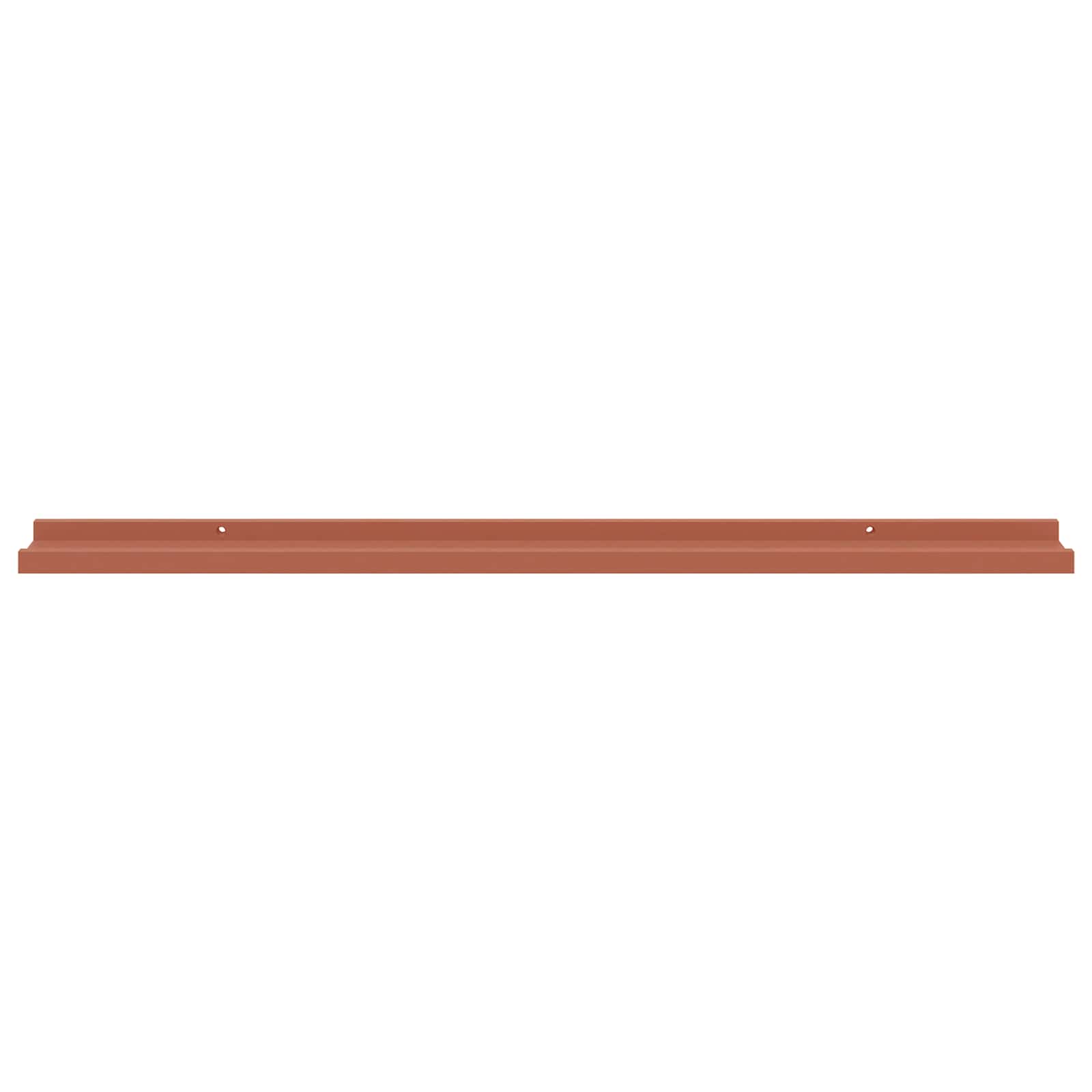 Polica na zidu 2 pcs Crvena 100 x 9 x 3 cm Konstruirano drvo