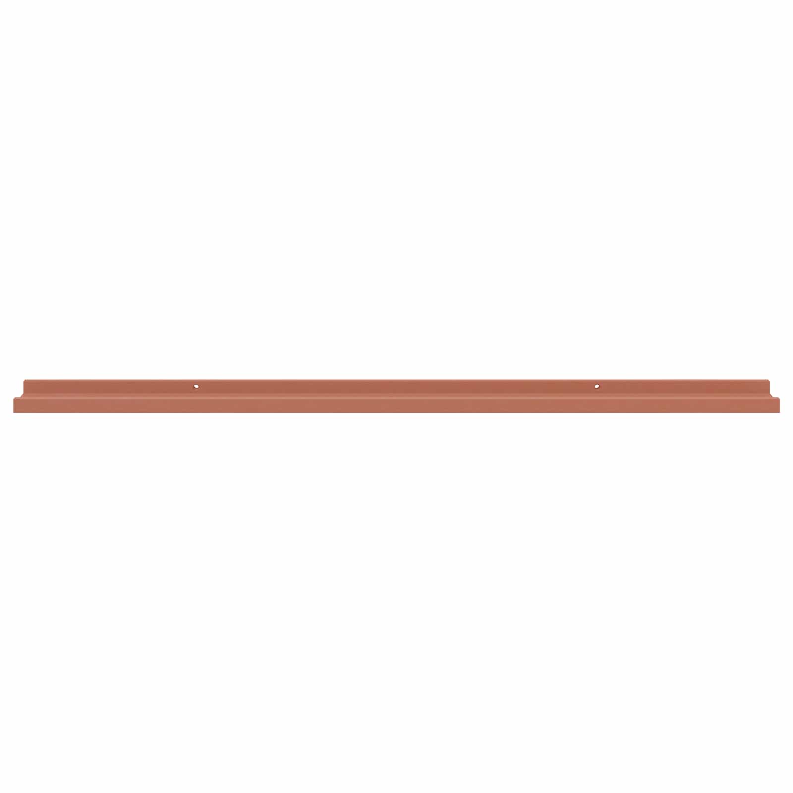 Polica na zidu 2 pcs Crvena 115 x 9 x 3 cm Konstruirano drvo