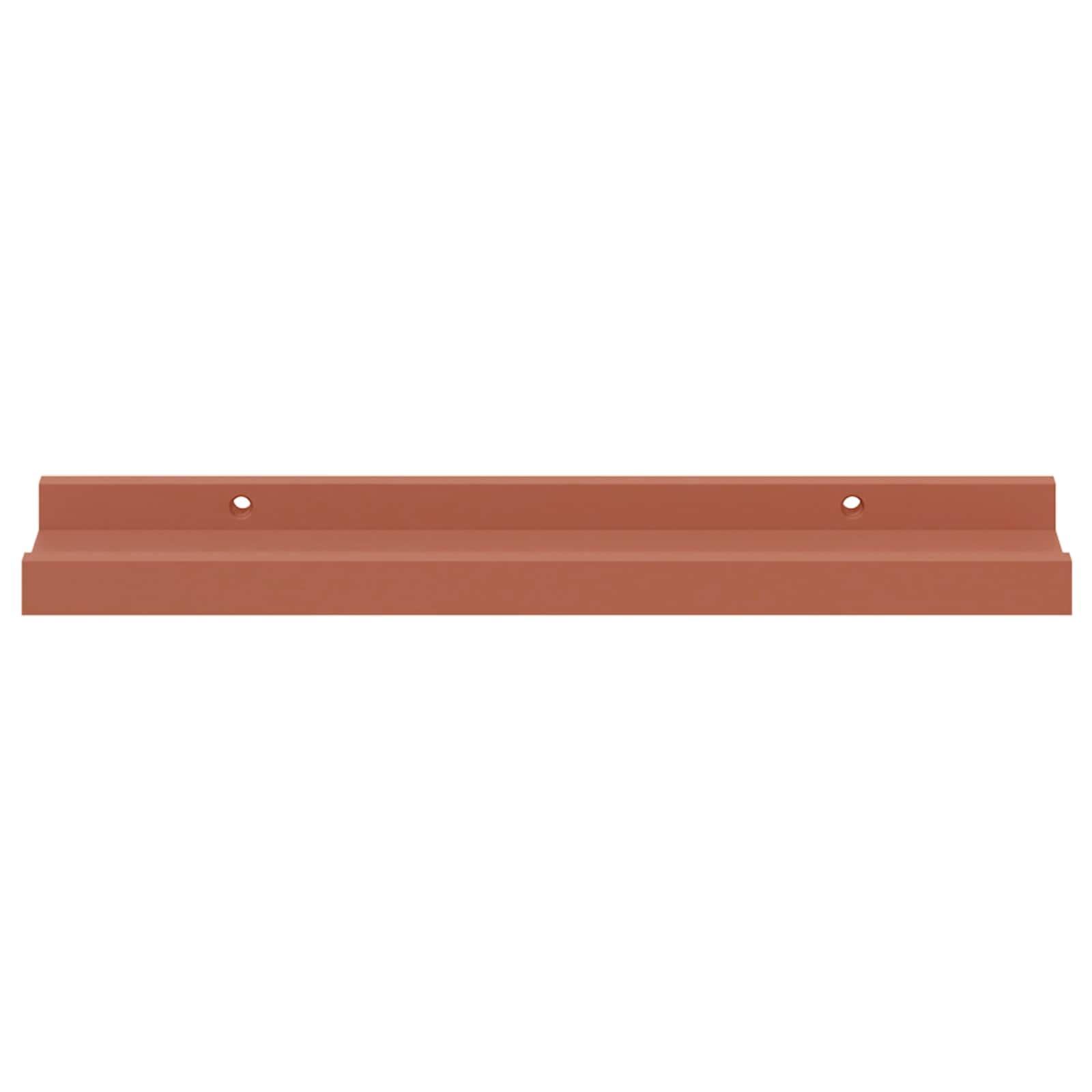 Polica na zidu 4 pcs Crvena 40 x 9 x 3 cm Konstruirano drvo