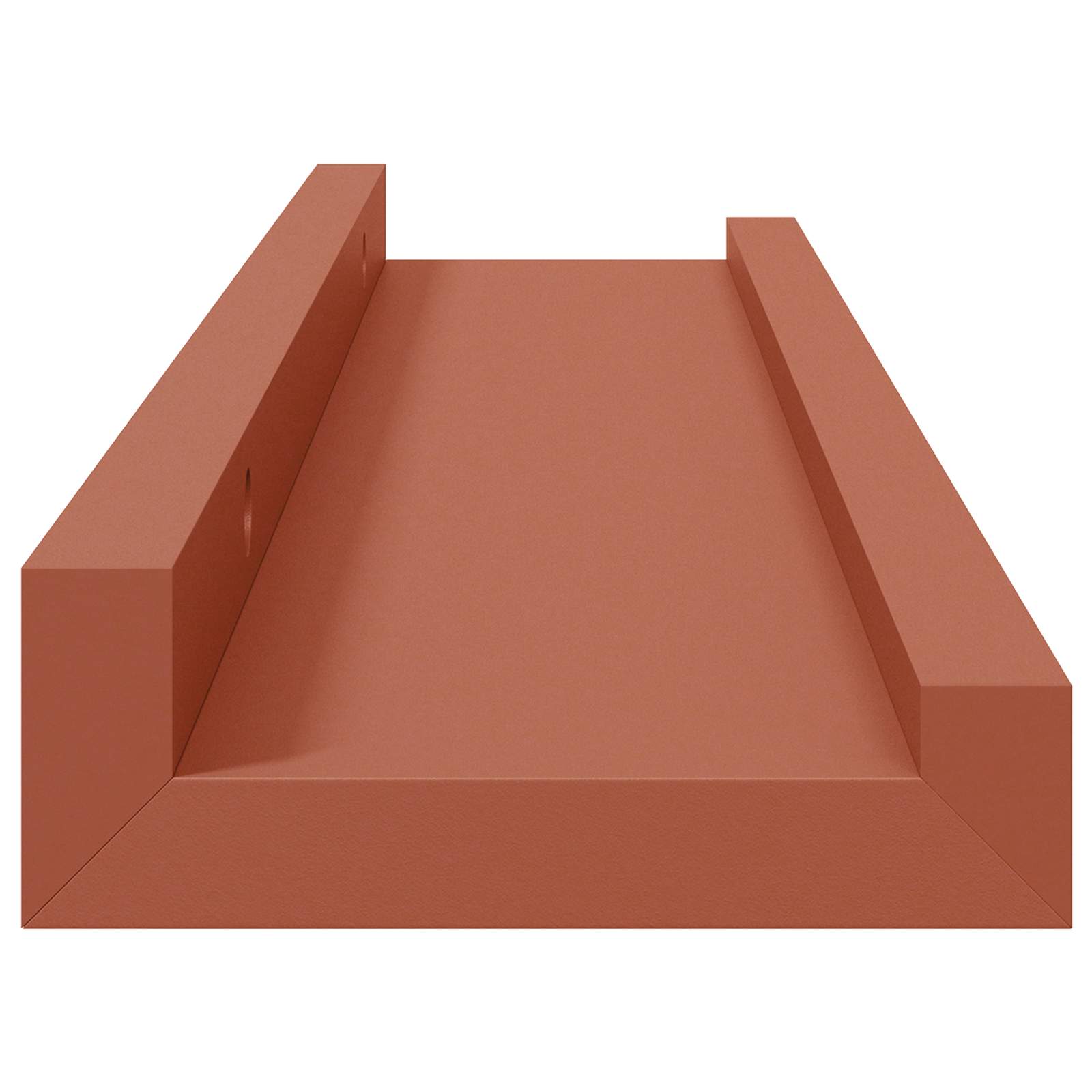 Polica na zidu 4 pcs Crvena 40 x 9 x 3 cm Konstruirano drvo