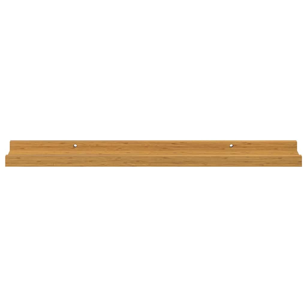 Polica na zidu Zidne 2 pcs Bež 60 x 9 x 3 cm Konstruirano drvo