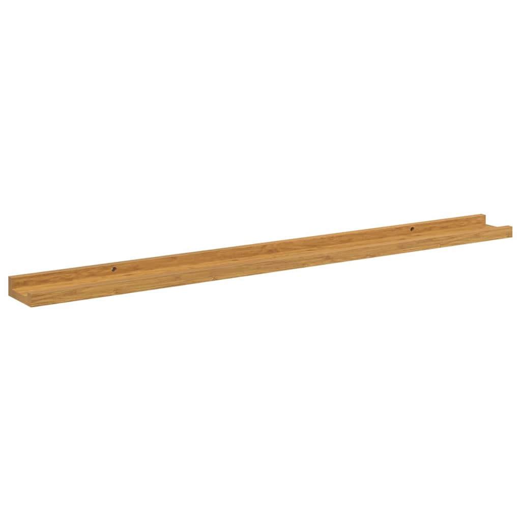 Polica na zidu Zidne 2 pcs Bež 100 x 9 x 3 cm Konstruirano drvo