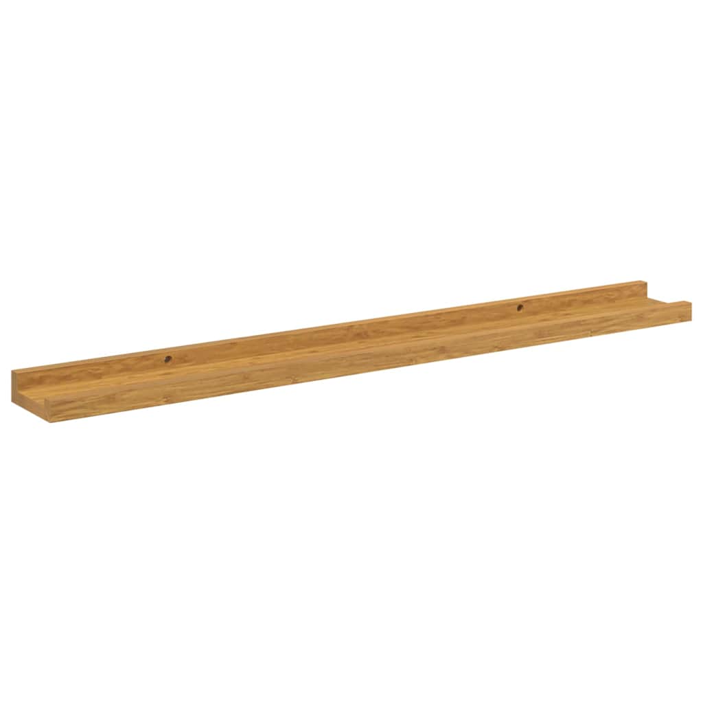 Polica na zidu Zidne 4 pcs Bež 80 x 9 x 3 cm Konstruirano drvo