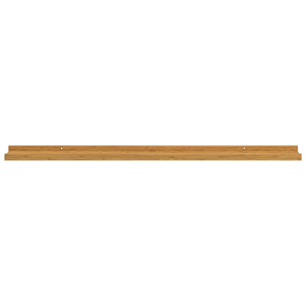 Polica na zidu Zidne 4 pcs Bež 100 x 9 x 3 cm Konstruirano drvo
