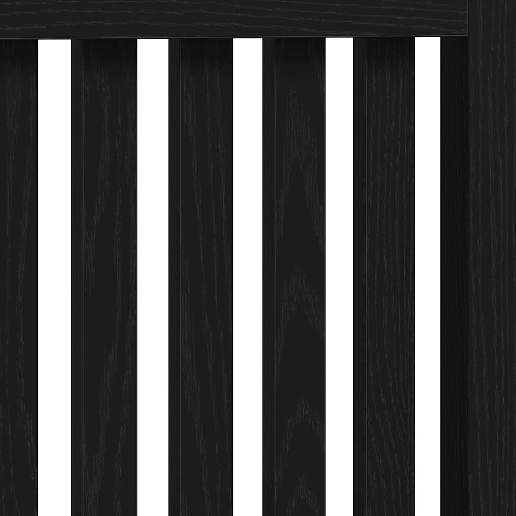 Pokrivač radijatora Crni hrast 152 x 19 x 81,5 cm