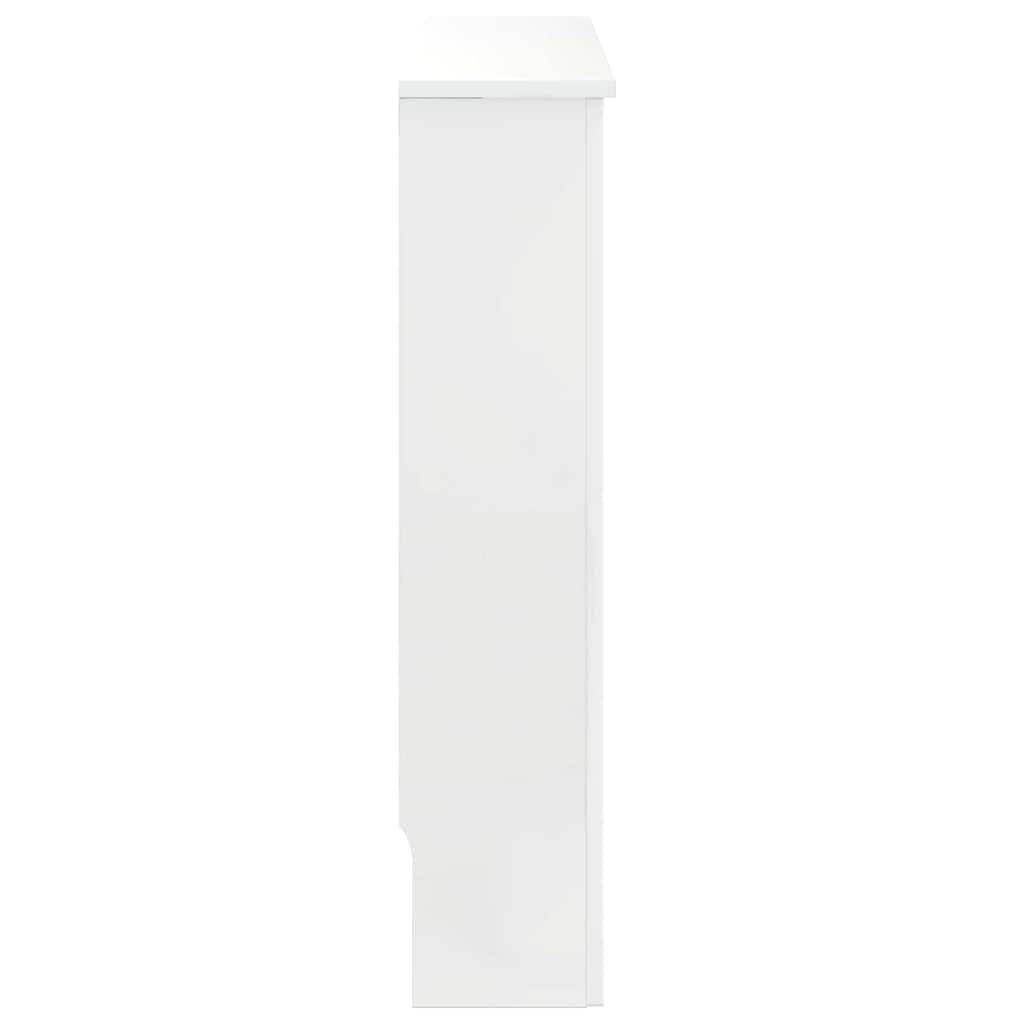 Pokrivač radijatora Visoki sjaj bijela 78 x 19 x 81,5 cm