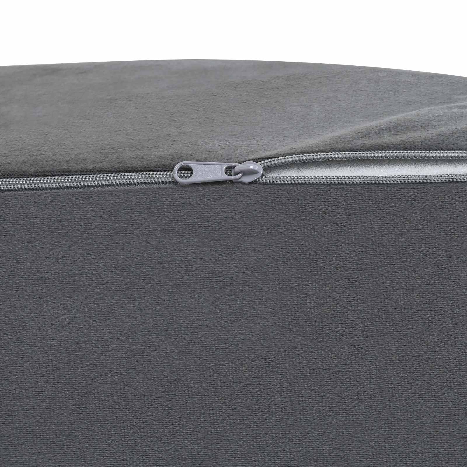 Jastučić za noge 68 x 41 x 24 cm PU pjena Siva
