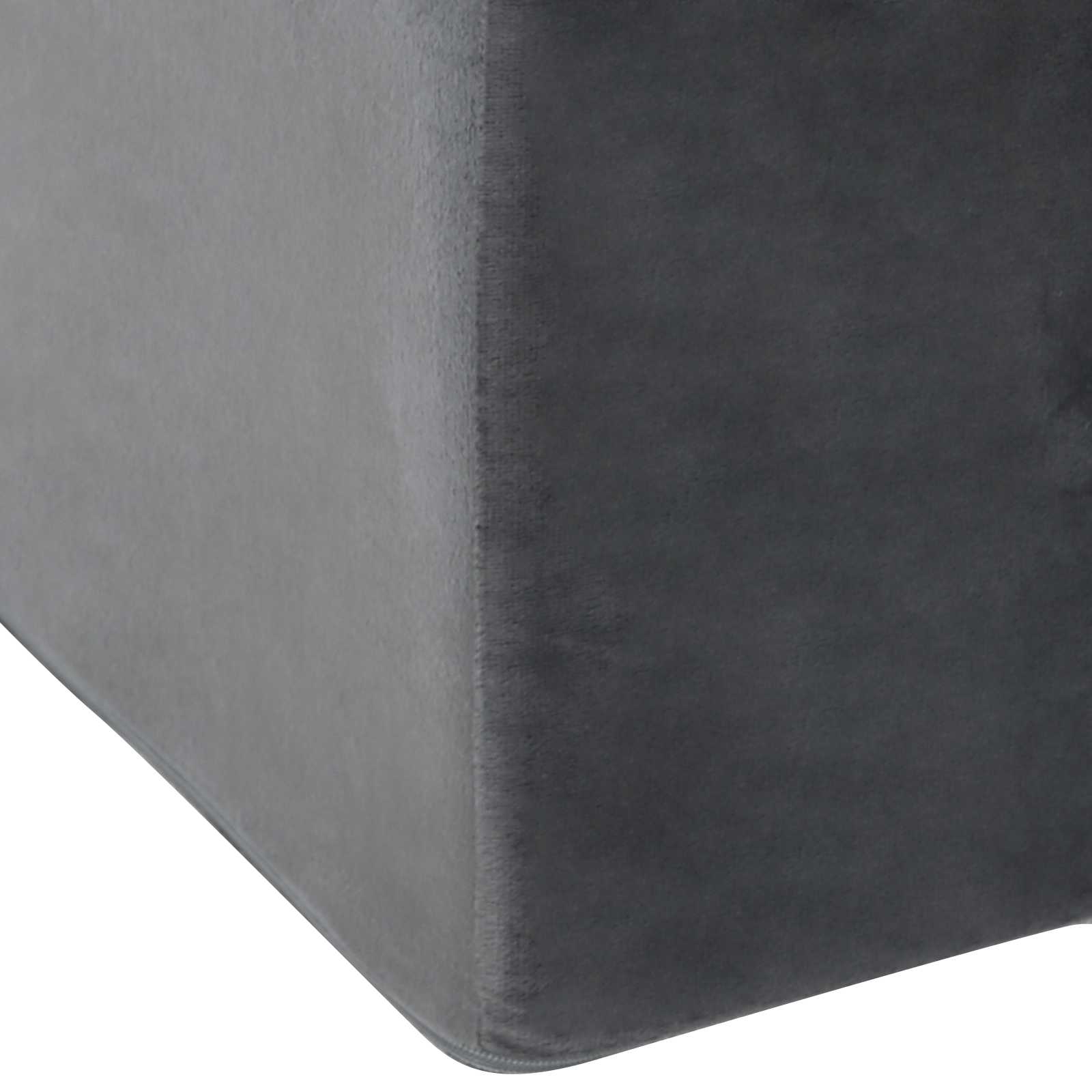 Jastučić za noge 68 x 41 x 24 cm PU pjena Siva