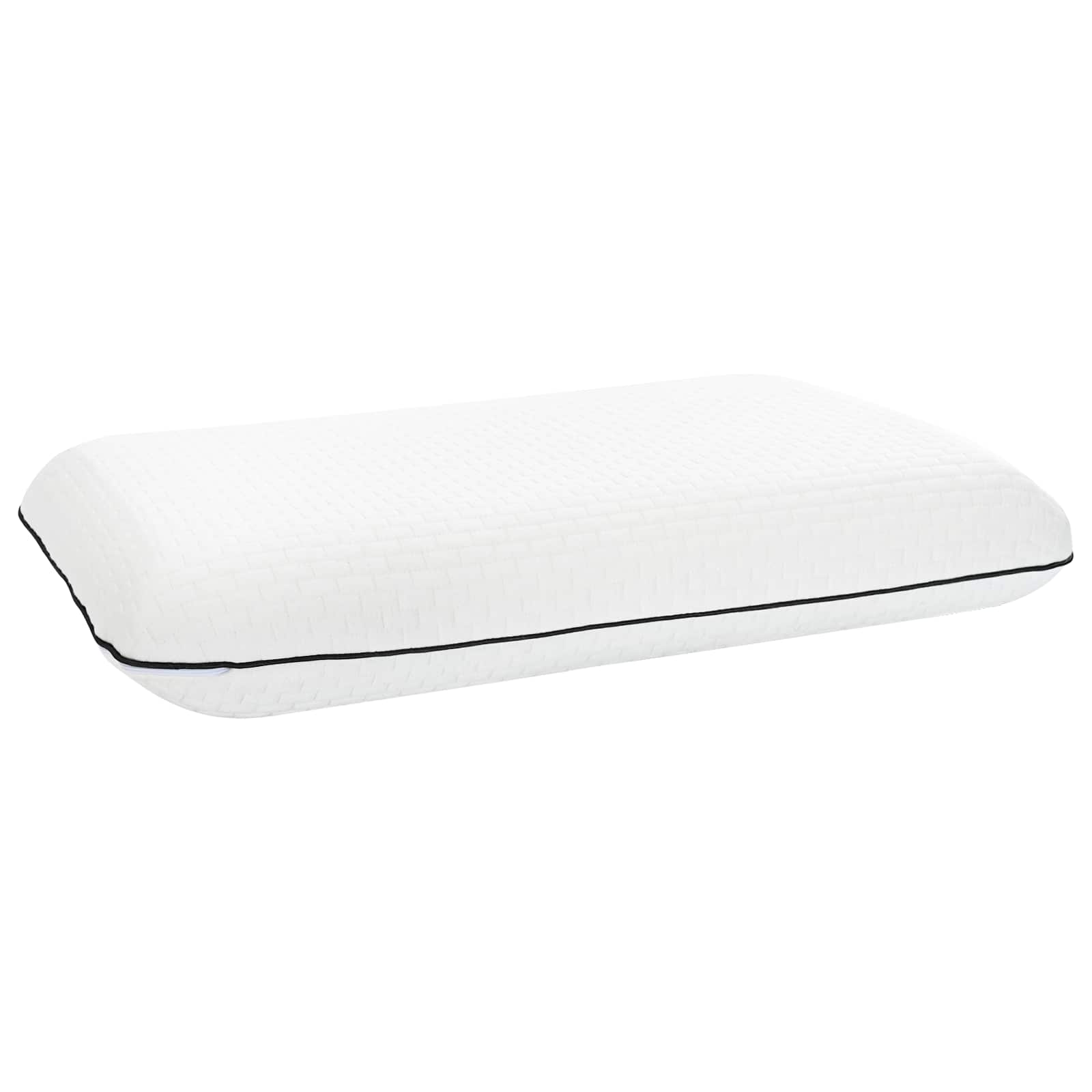 Jastuk za Spavanje Jednobojno Bijelo 60 x 40 x 10 cm Gel pjena