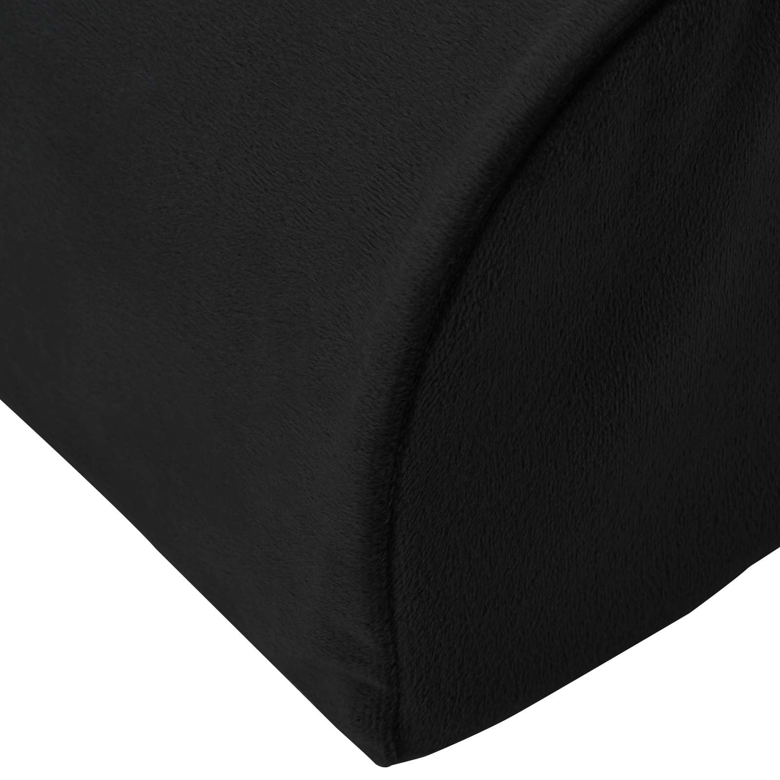 Jastuk za podupiranje nogu Crna 42 x 18 x 13 cm PU pjena