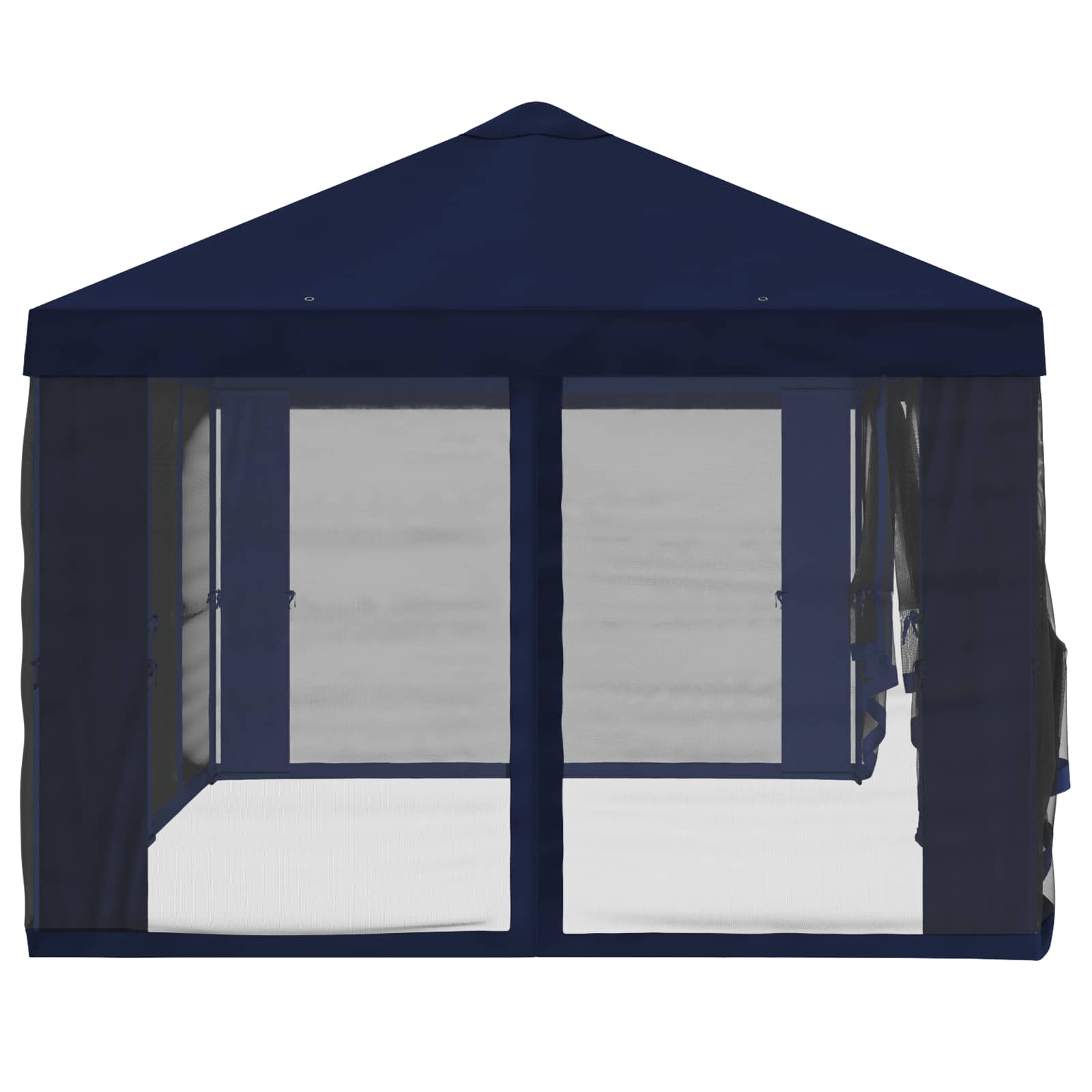 Pokrov za gazebo s bočnim zidovima 6 x 3 m Plava Poliester 190