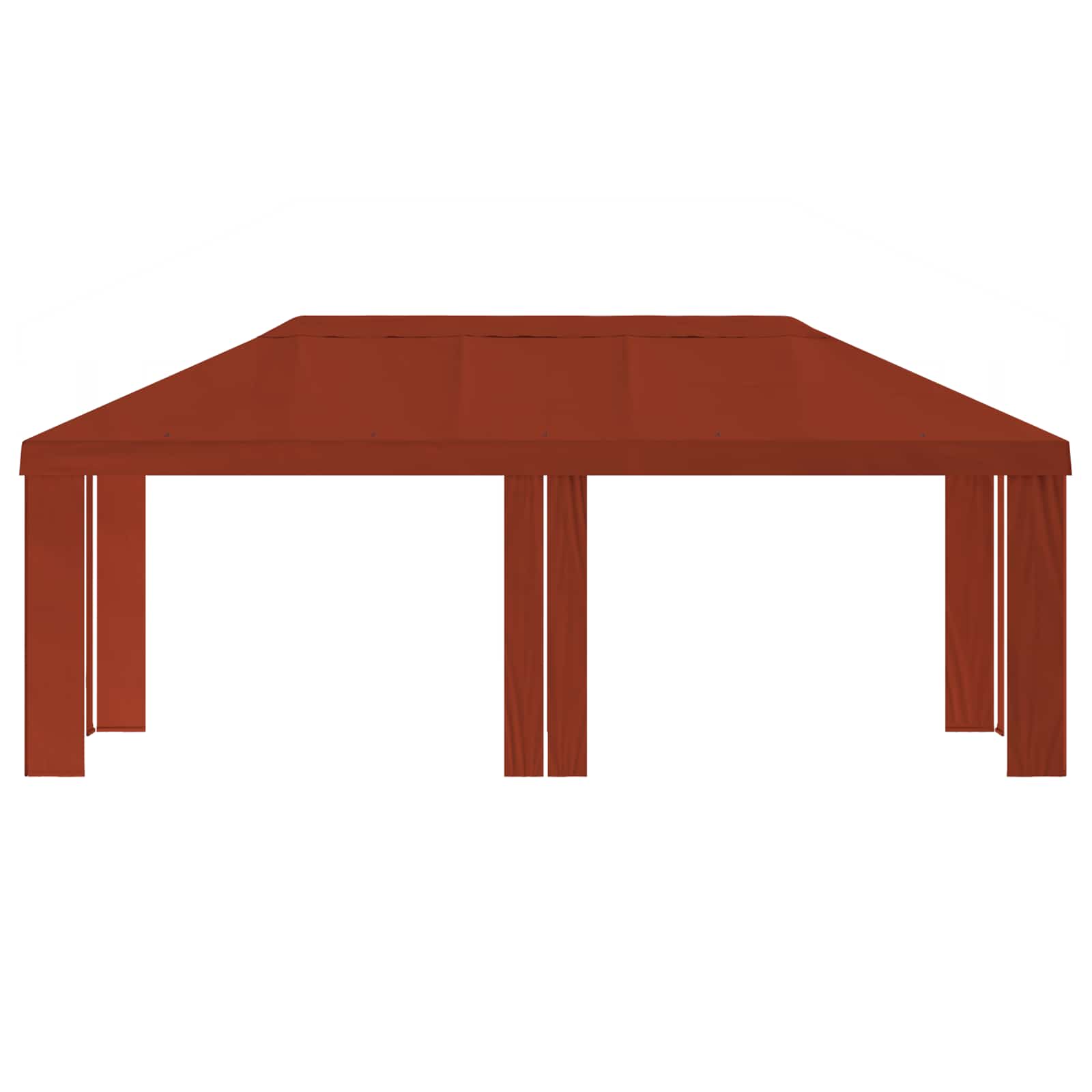Gazebo Pokrivač 6 x 3 m Terakota Poliester 190 gsm