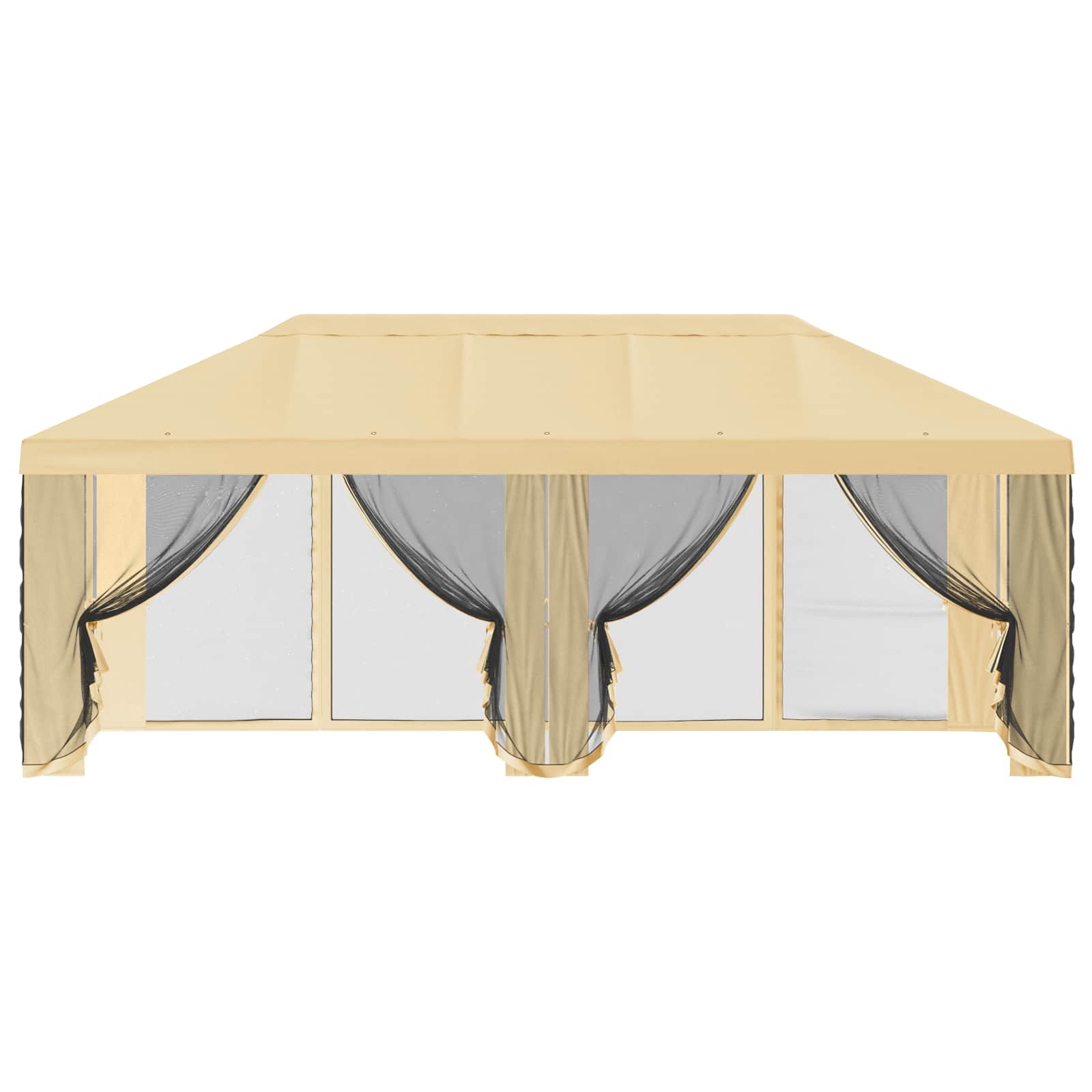 Pokrov za gazebo s bočnim zidovima Krem 600,5 x 300,5 cm