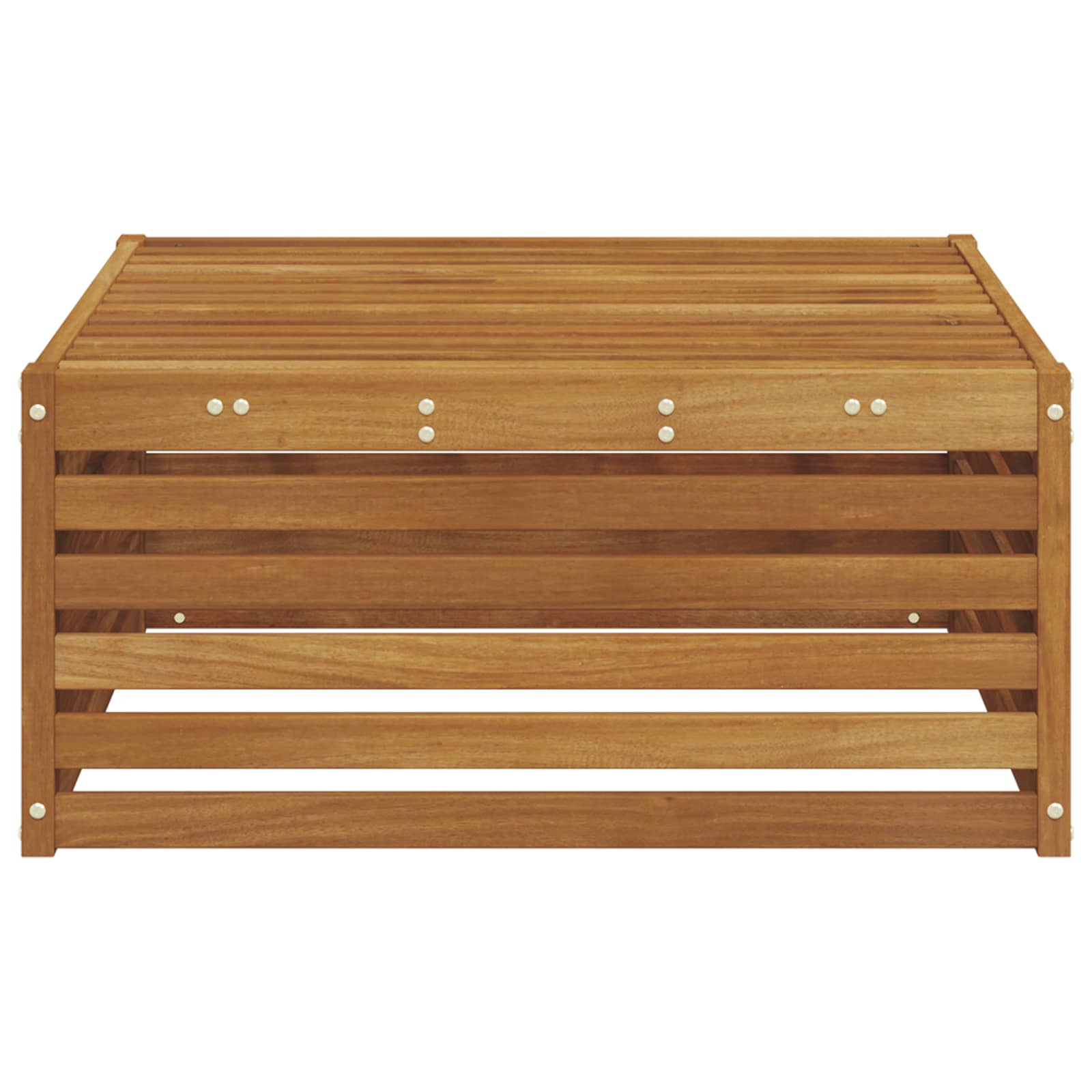 Vanjski otoman Prirodna 79 x 79 x 37 cm Čvrsto drvo akacije