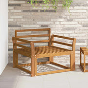 Naslon 2 kom. Prirodna 79 x 8 x 60 cm Čvrsto drvo akacije