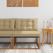Sekcionalna sofa Čvrsto drvo akacije i Textilene Prirodna