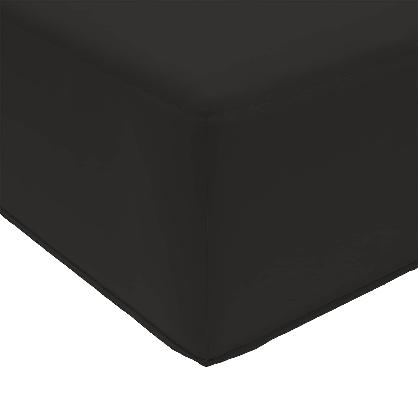 Jastuk za vanjsku sofU Crna 60 x 60 x 8 cm Poliester