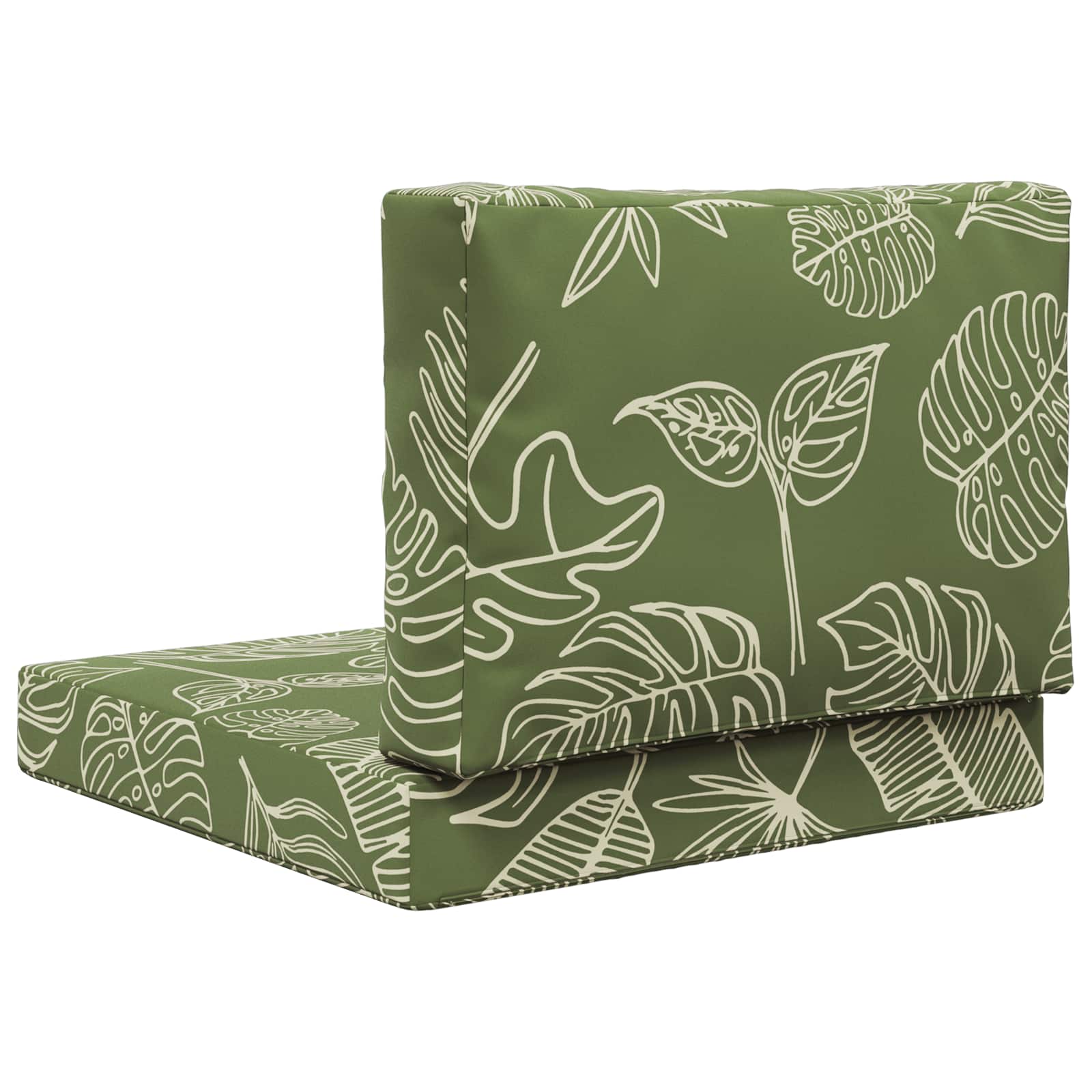 Jastuk za vanjsku sofU 2 pcs Dizajn lista Poliester