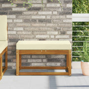 Jastučić za sjedenje na otvorenom Krema 80 x 40 x 8 cm