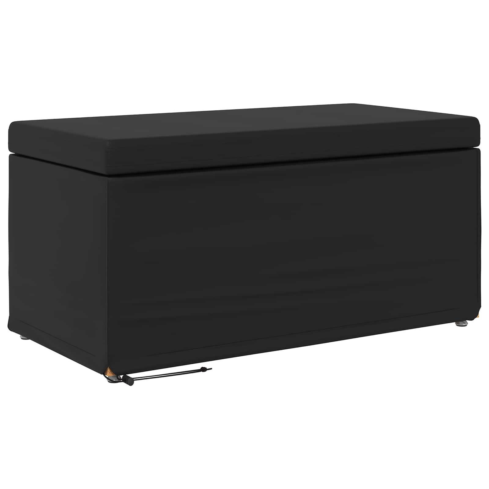 Stolica Crna 81 x 41 x 40 cm Umjetna Koža i Fino Radeći Drvo