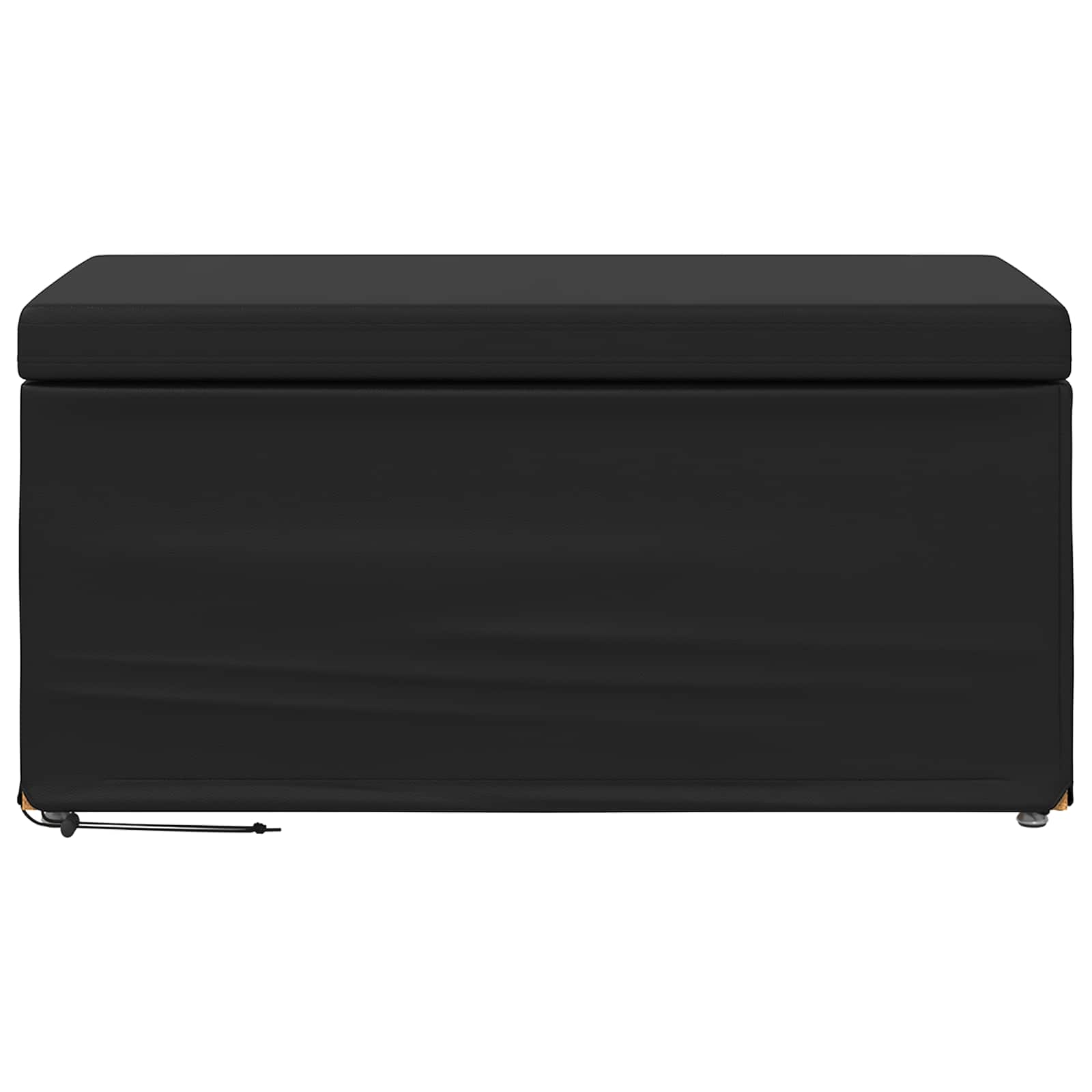 Stolica Crna 81 x 41 x 40 cm Umjetna Koža i Fino Radeći Drvo