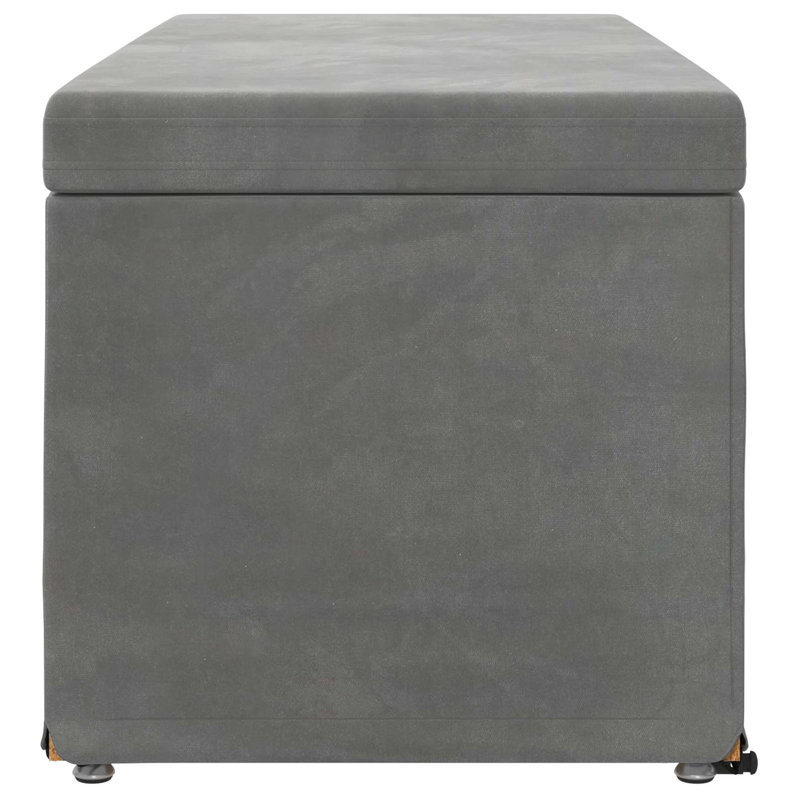Stolica Tamno siva 101 x 41 x 40 cm Svileni i Fino Radeći Drvo