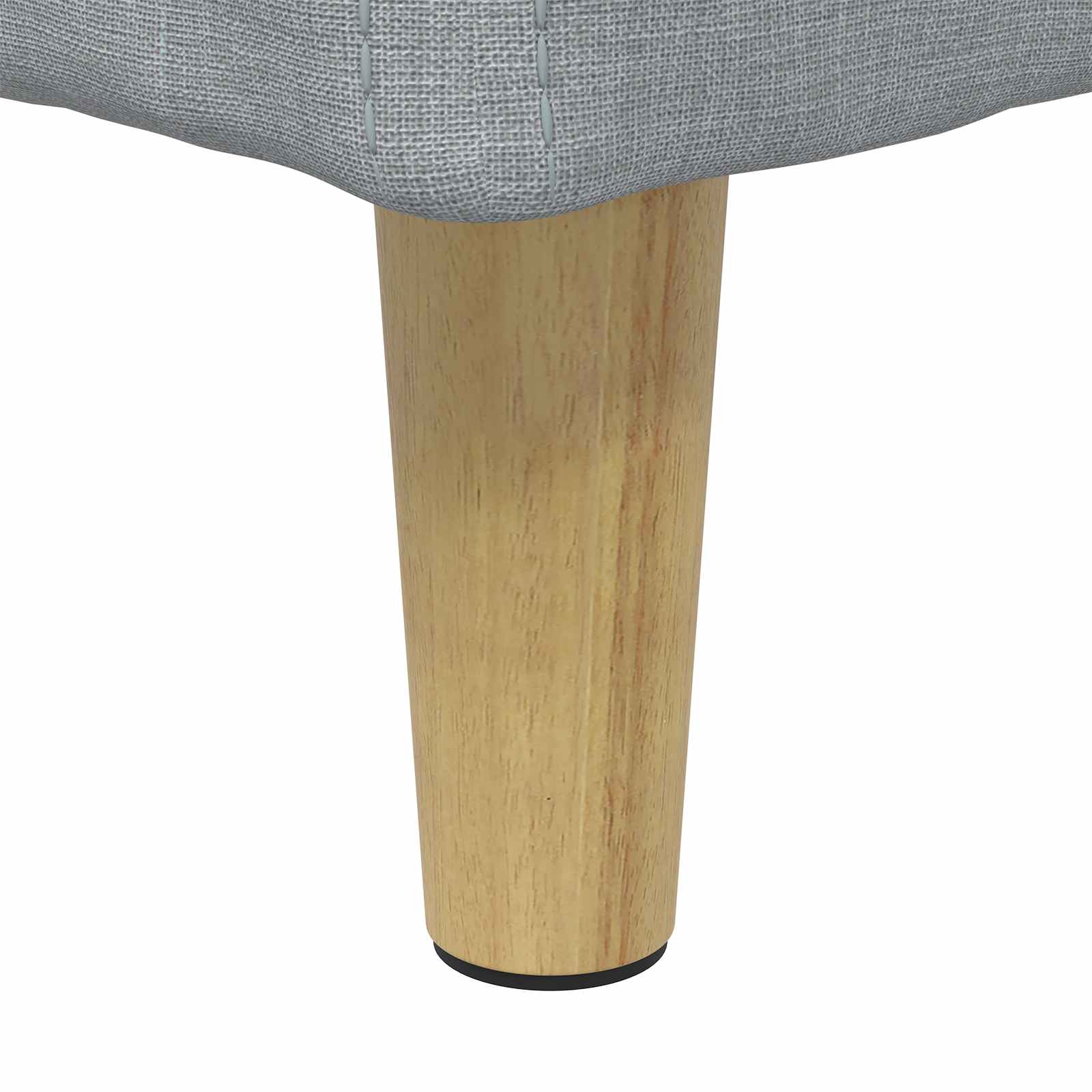 Otoman s pohranom Svijetlo siva 40 x 40 x 45 cm tkanina