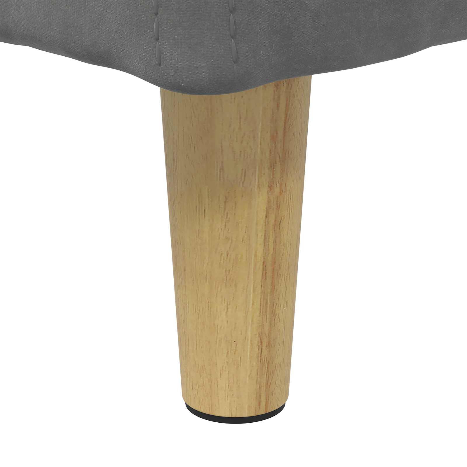 Otoman za pohranu s jastukom Tamno siva 60 x 60 x 45 cm Baršun