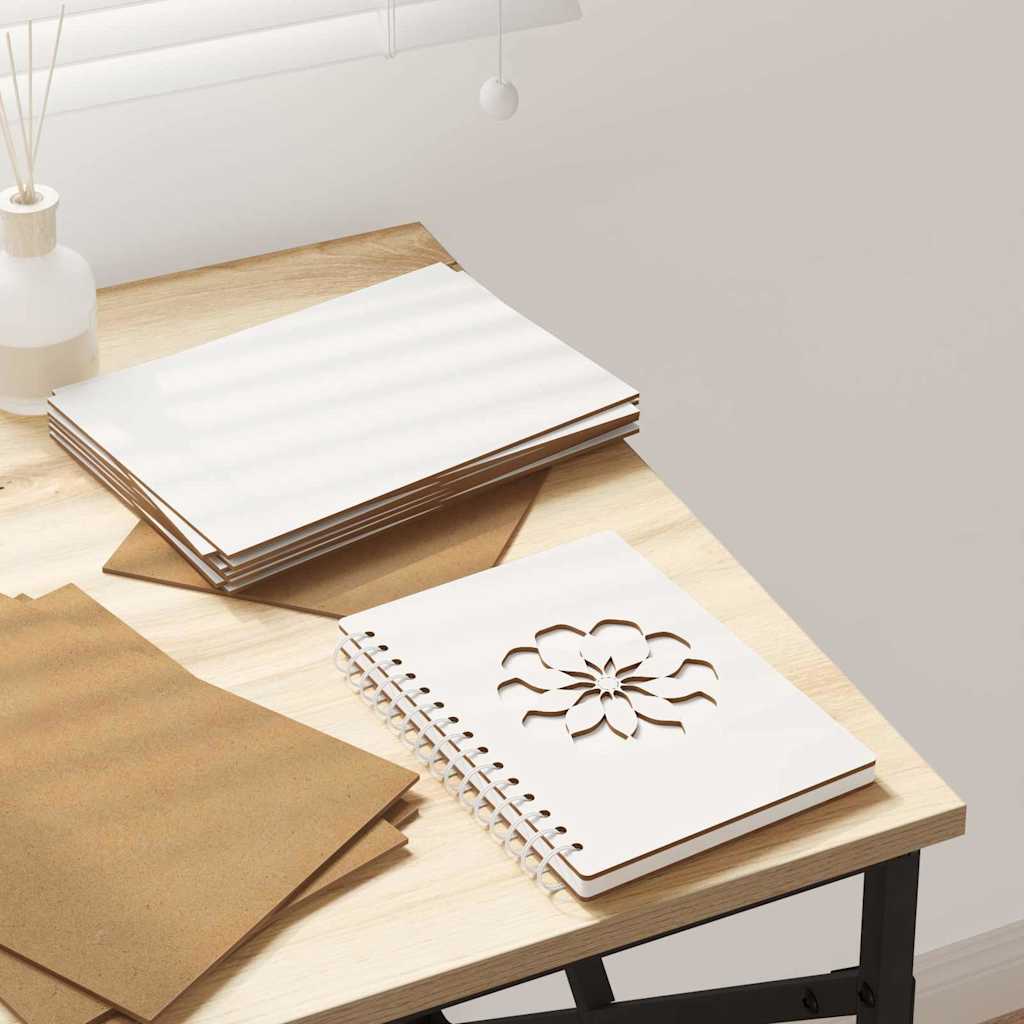 Dekor Paneli 12 pcs Bijelo 21 x 30 x 0,27 cm Konstruirano drvo
