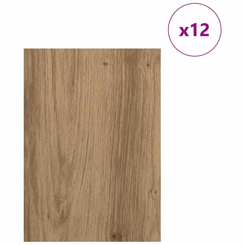 Dekor Paneli 12 pcs Umjetnički hrast 21 x 30 x 0,27 cm