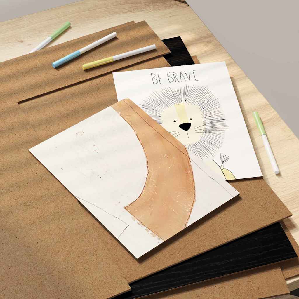 Dekor Paneli 50 pcs Crni hrast 40 x 60 x 0.27 cm