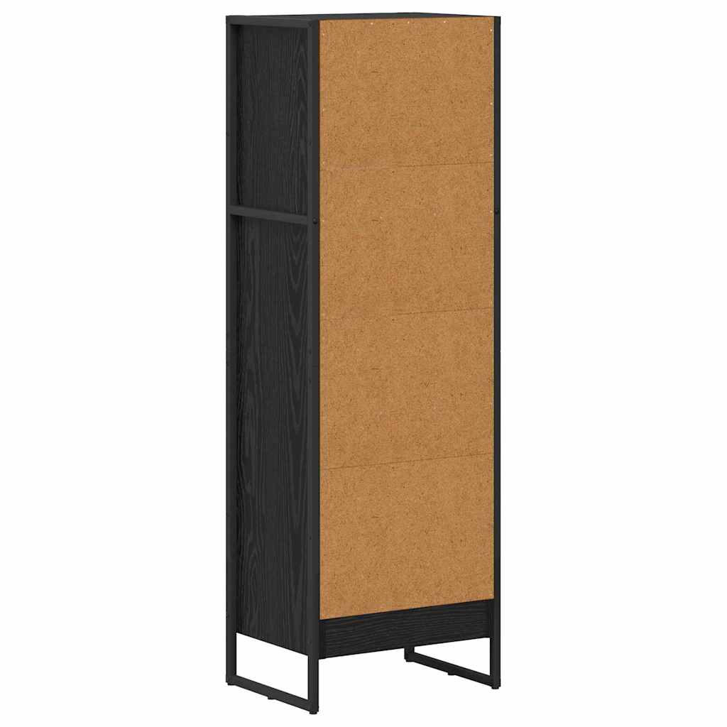 Ormarić za knjige Crni hrast 40 x 30 x 121 cm Konstruirano drvo