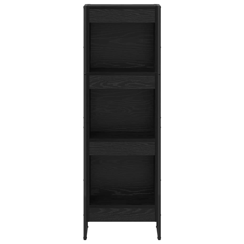 Ormarić za knjige Crni hrast 40 x 30 x 121 cm Konstruirano drvo